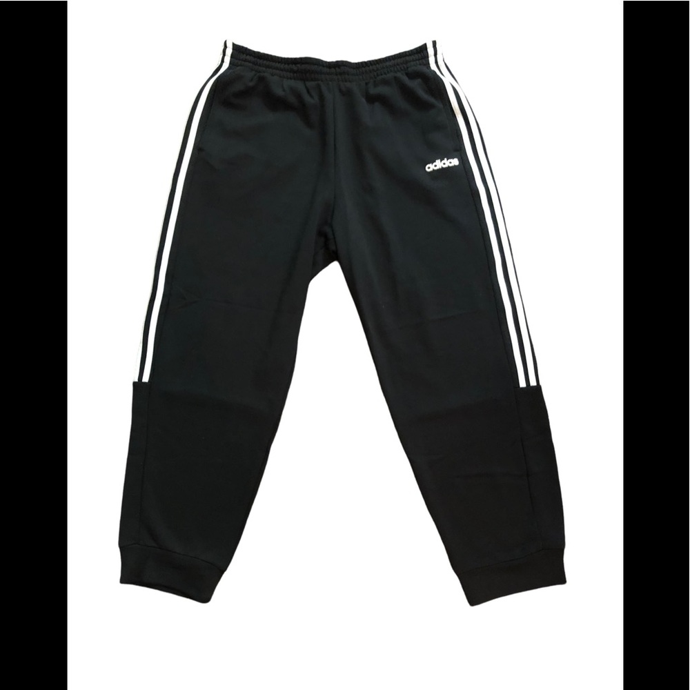 Adidas 3 Stripes Fleece Jogger Pants black XL